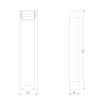 Ландшафтный светодиодный светильник Elektrostandard Dors 35163/F 3000K черный фото 5