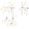 Гигиенический душ RGW Shower Panels 581408220-04 со смесителем, черный фото 2