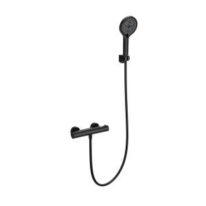 Смеситель для душа Wonzon & Woghand WW-B2012-A-MB термостатический, черный матовый