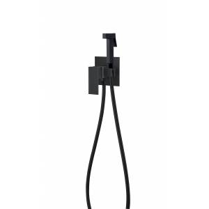 Гигиенический душ D&K Liszt Bayern DA1514505 черный, встраиваемый, со смесителем