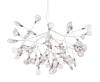 Подвесная светодиодная люстра Crystal Lux Evita SP63 White/Transparent фото 2