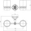 Стакан Milacio Villena MC.904.BR двойной фото 2