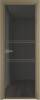 Межкомнатная дверь Profil Doors 2 AX цвет профиля Шампань, стекло безопасное 6 мм тонированное 700x2000