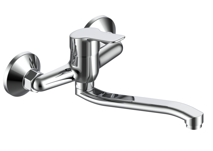 Смеситель для кухни Voda Wave WA02 хром