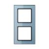 Рамка 2-постовая Jung A creation стекло серо-голубое AC582GLBLGR
