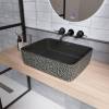Раковина Grossman Color GR-3016BBL черная, 48x37 фото 4
