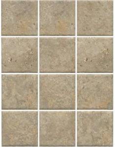 Керамическая плитка Kerama Marazzi Брюссель 1324 Бежевый Матовый из 12 Частей 9.8x9.8