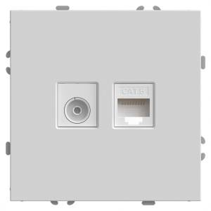 Розетка TV + компьютерная RJ-45 Stekker RST00-5106-01 49872