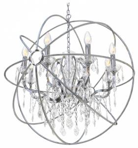 Подвесная люстра Loft IT Foucaults Orb Crystal LOFT1896/8