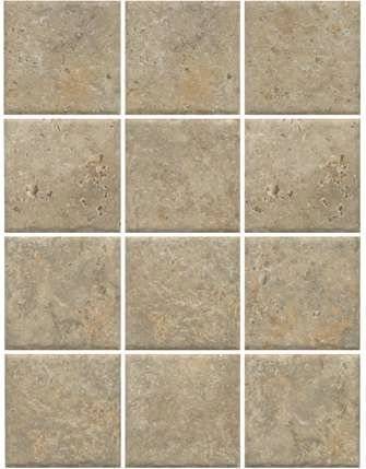 Керамическая плитка Kerama Marazzi Брюссель 1324 Бежевый Матовый из 12 Частей 9.8x9.8