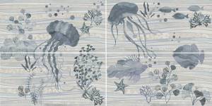 Панно Kerama Marazzi Маритимос HGD/A374/4x/11144R 60x120