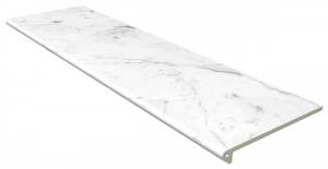 Ступень Gres De Aragon Marble 970180 Carrara Blanco Liso Peld. Red 120x30