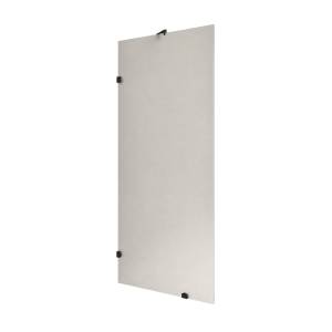 Душевая перегородка MaybahGlass MGD-265-6 79x195, стекло бронза матовая 8 мм, профиль черный
