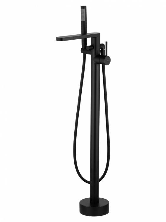 Смеситель для ванны Wonzon & Woghand WW-88649901-MB напольный, черный матовый