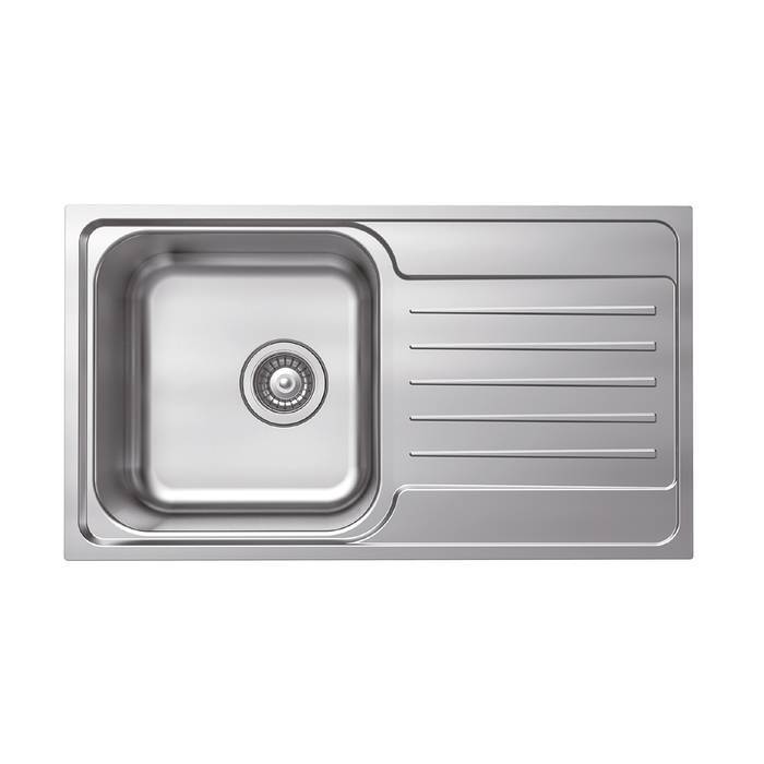 Мойка кухонная Iddis Sound с крылом SND78SDi77 с крылом, серый