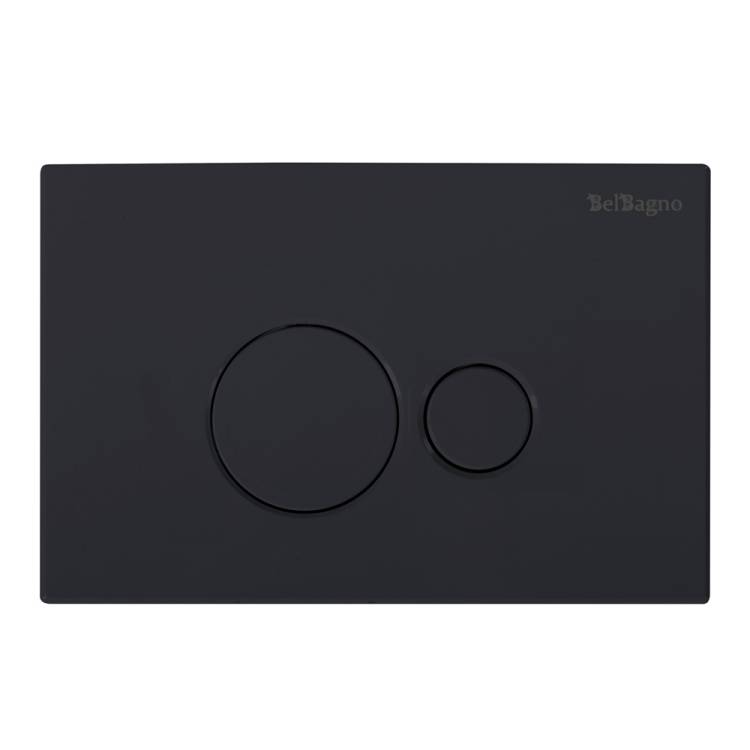 Кнопка смыва BelBagno BB084NERO черная матовая