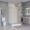 Душевой уголок BelBagno MARINO-2-AH-1-120/100-C-Cr профиль хром, стекло прозрачное, 120x100x195 фото 2
