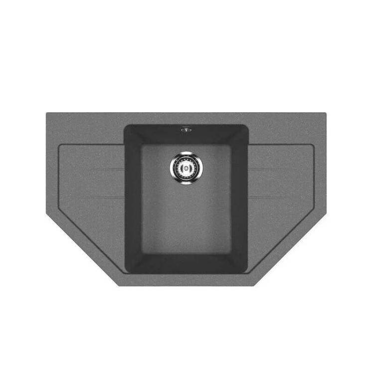 Мойка кухонная Ulgran Classic U-609-343 антрацит