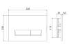 Кнопка смыва BelBagno Marmi BB012-MR-NERO.M черный матовый Tocco Morbido фото 4