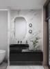 Раковина-столешница Armadi Art Flat 859-080-NM моноблок Nero Marquina 810x452x80 фото 2
