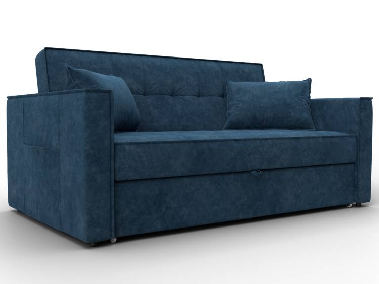 Диван прямой Лига Диванов Лига-104 (140) 134866 Синий