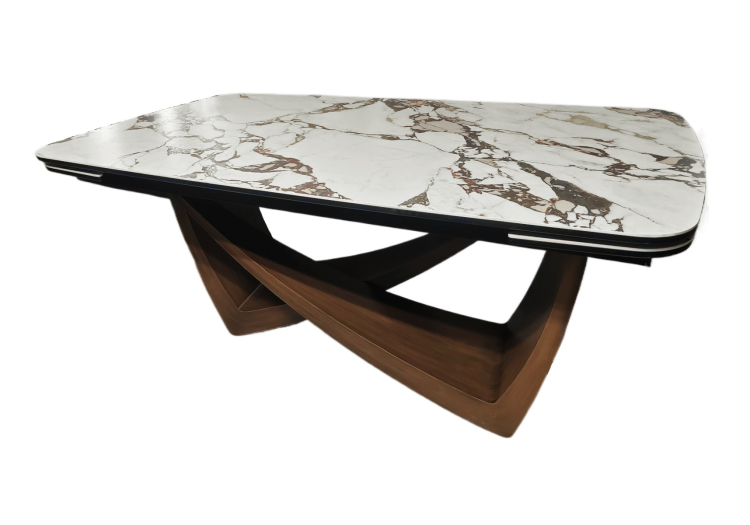 Кухонный стол Дик EKO205 00-00081640 Белый глянец