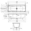 Ванна акриловая AM.PM Func W84A-170-070W-A 170x70 см фото 11