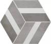 Керамогранит Durstone Six Cementine Bari Grey 23x27 фото 3