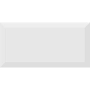 Керамическая плитка Absolut Keramika Monocolor Perla Biselado Brillo 10x20