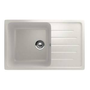 Мойка кухонная Uperwood Simple (Симпл) UPD-302-341 ультра-белая, 75x50