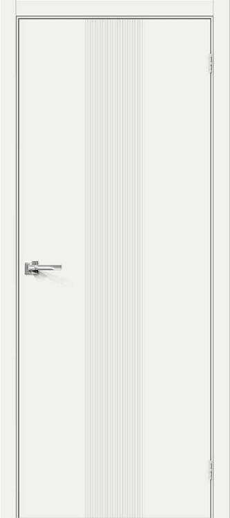 Межкомнатная дверь Bravo Граффити-21 полотно Whitey 550x1900