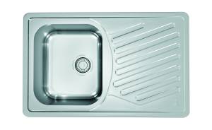 Мойка кухонная Alveus Elegant 30 1126348 Sat 90 Fi с сифоном, 81x51