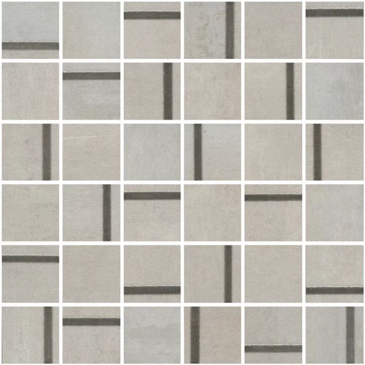 Мозаика Kerama Marazzi Гварди MM13130 1 серый светлый матовый обрезной 30x30x0.9