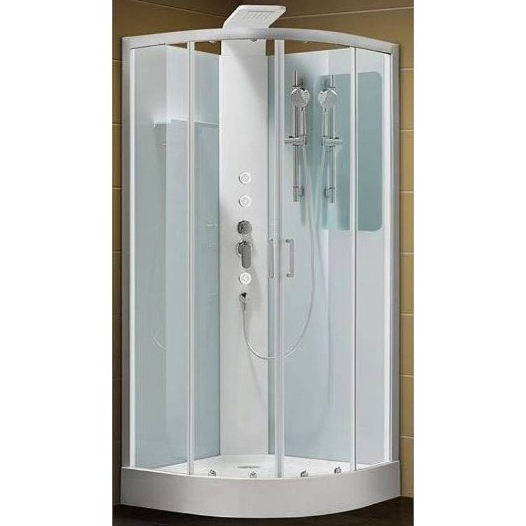 Душевая дверь для кабины Aquanet Passion R №1/4 215020 профиль серебро, стекло прозрачное, 90x210