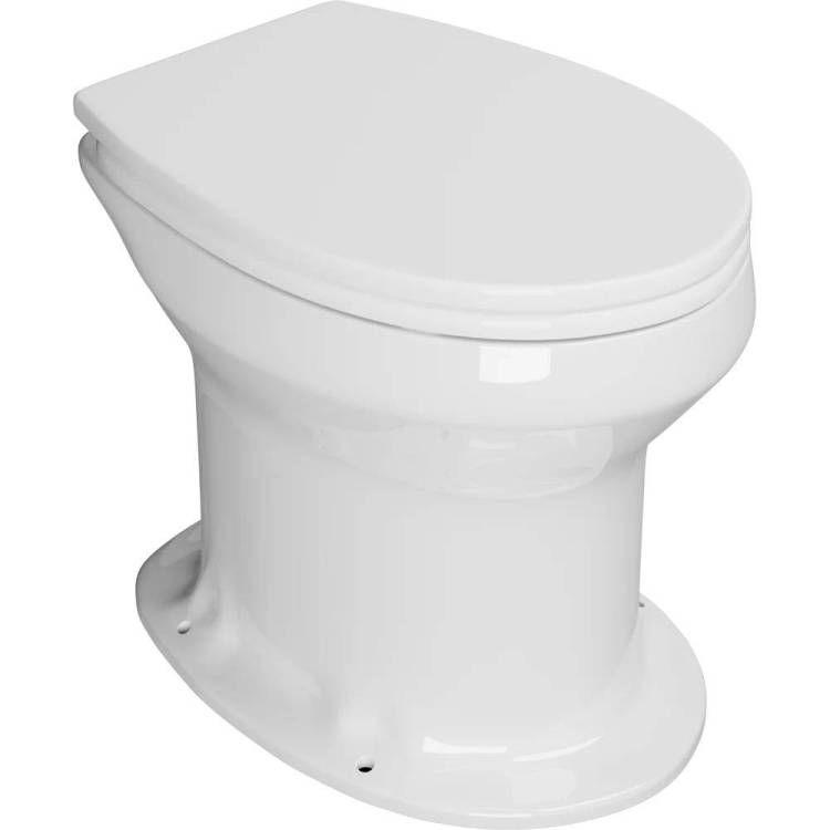 Унитаз Оскольская керамика Дачный 46901100002 с крышкой-сиденьем