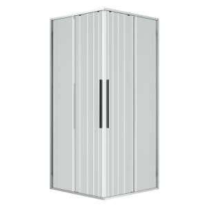 Душевой уголок Niagara Nova NG-4623-34 профиль хром, стекло рифленое, 90x90x195