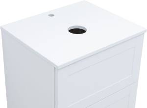 Столешница Aquanet Терра 90 313240 белый матовый