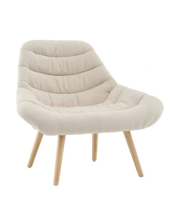 Кресло Stool Group Олби Страйпс QH-2805K 263-1 light beige белый