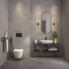 Плинтус Kerama Marazzi Мирабо DD638320R/6BT серый светлый обрезной 60x9.5x9 фото 3