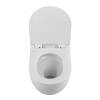Унитаз подвесной Cezares Stylus-Tor CZR-6601-TH-TOR/CZR-076-SC безободковый, с сиденьем микролифт, белый фото 7