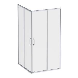 Душевой уголок Am.Pm Above W9XG-403-100100-MT профиль хром матовый, стекло прозрачное, 100x100