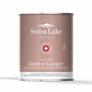 Лак Swiss Lake Interior Lacquer на водной основе матовый (0,9л)