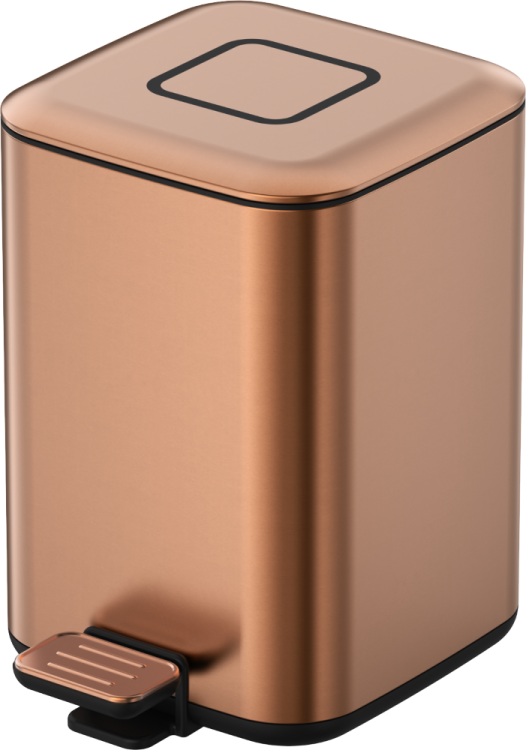 Мусорное ведро Boheme 10948-BRB Brushed Bronze