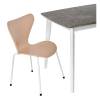 Стол Bradex Home Oslo FR 0906 мрамор сиена, белый 100(130)x80x76 фото 10