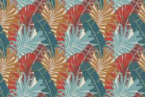 3D Фотообои Artegrafico «Лиственный калейдоскоп» TB-030 канвас