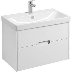 Тумба с раковиной Aquaton Оливия 80 1A2831K0OL010 белая матовая