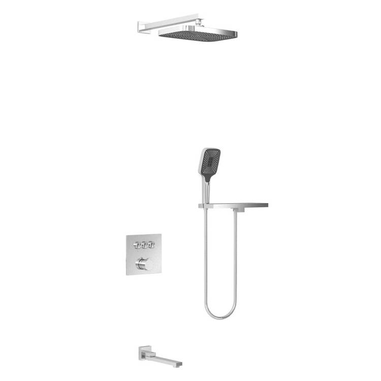 Душевой комплект Vincea VSFW-4311RCH встраиваемый, хром