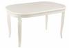Стол Woodville Romeo 270770 молочный без патины 130(170)x85x75