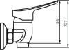 Смеситель для душа Dorff Norma D1020000 фото 8