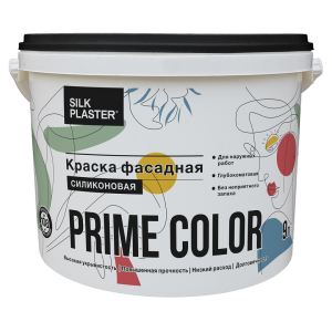 Краска фасадная силиконовая Silk Plaster Prime Color база C 10.8 л
